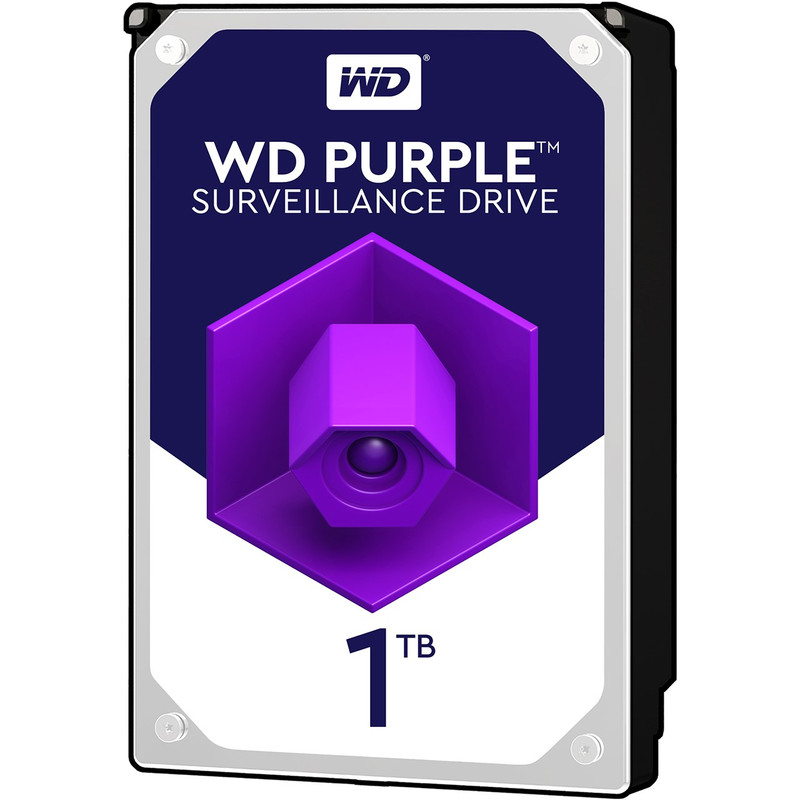 هارد دیسک اینترنال وسترن دیجیتال مدل Purple WD10PURZ ظرفیت 1 ترابایت